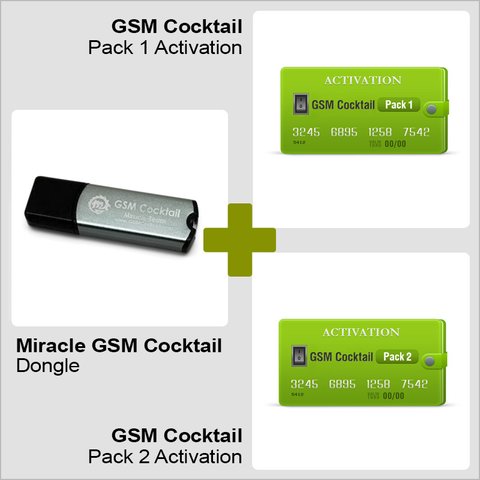 Донгл Miracle GSM Cocktail с активированными Packs 1 и 2