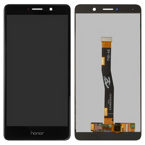 Дисплей для Huawei GR5 2017 , Honor 6X, Mate 9 Lite, чорний, лого Honor, без рамки, High Copy, BL L23 BLN L21