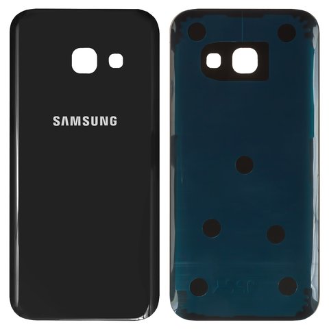 Задня панель корпуса для Samsung A320F Galaxy A3 2017 , A320Y Galaxy A3 2017 , чорна