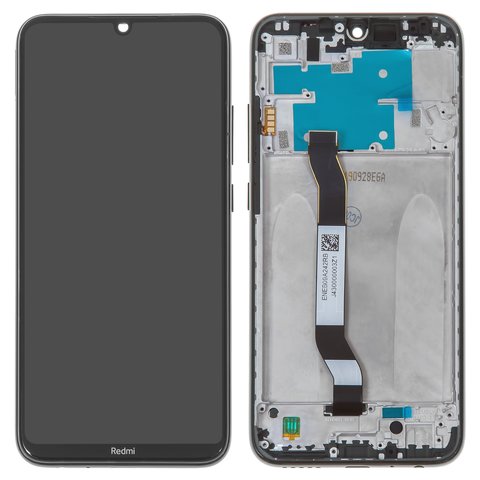 Дисплей для Xiaomi Redmi Note 8, чорний, Лого Redmi, з рамкою, Original PRC , M1908C3JH, M1908C3JG, M1908C3JI