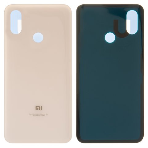Задняя панель корпуса для Xiaomi Mi 8, золотистая, M1803E1A