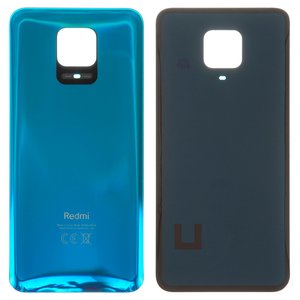 Задня панель корпуса для Xiaomi Redmi Note 9 Pro, синя, 64 Мп, M2003J6B2G