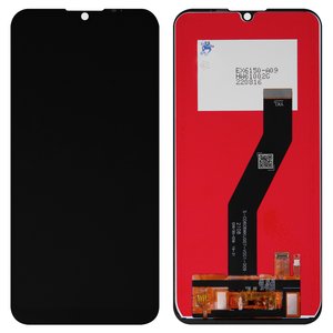 Дисплей для Motorola Moto E6i XT2053 5, Moto E6s XT2053, черный, без рамки, High Copy