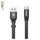 USB кабель Baseus Nimble, USB тип-C, USB тип-A, 23 см, 2 A, чорний, #CATMBJ-01
