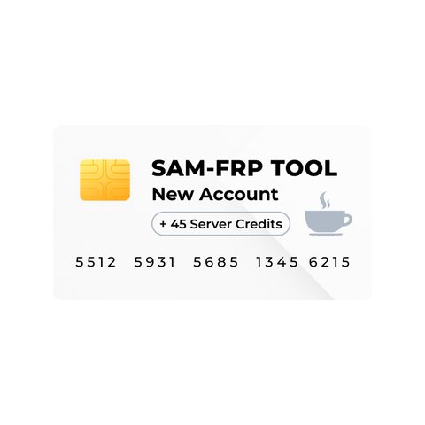 Sam FRP Tool новий акаунт зі 45 серверними кредитами