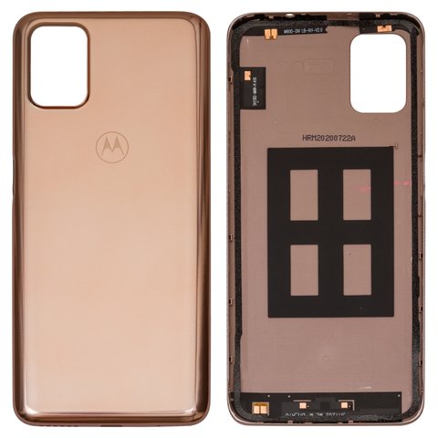 Задняя панель корпуса для Motorola XT2087 Moto G9 Plus, розовая, rose gold