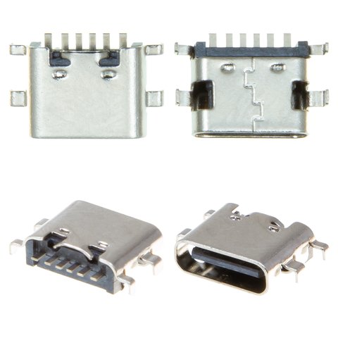 Конектор зарядки, 6 pin, тип 1, USB тип C