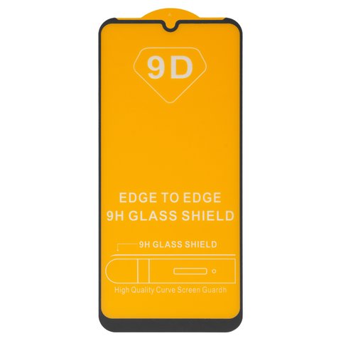 Защитное стекло для Motorola Moto E6s XT2053, PAGA0004 Moto E6 Plus, совместимо с чехлом, Full Glue, без упаковки , черный, cлой клея нанесен по всей поверхности