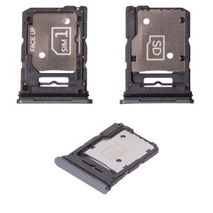 Тримач SIM карти для Motorola Moto G85, сірий, urban grey
