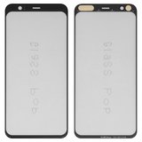 Стекло корпуса G+OCA PRO для Google Pixel 4, с OCA-пленкой, черное