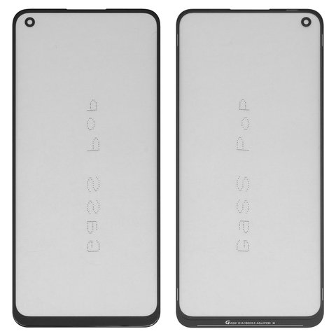 Стекло корпуса G+OCA PRO для Realme 9 Pro plus, с OCA пленкой, черное