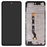 Дисплей для Infinix Hot 40 Pro (X6837), чорний, з рамкою, High Copy