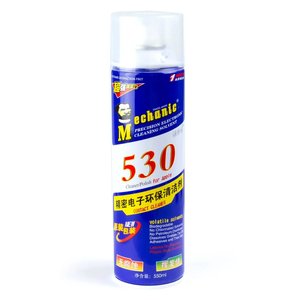 Очисник Mechanic 530 L1 , для чищення плат, 550 мл, біло синій, антистатичний