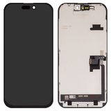 Дисплей для iPhone 16 Pro, черный, с рамкой, Copy, без упаковки, (TFT), ZY, IN CELL HD+