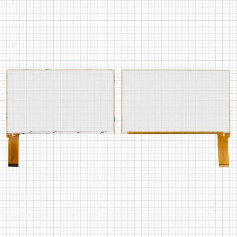 Touchscreen compatible with China Tablet PC 7"; Icoo D50, 161 mm, 97 mm, capacitive, 7"  #MT70223 V1