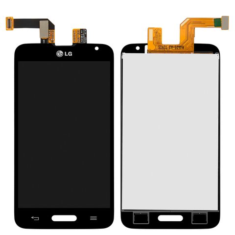 Pantalla LCD puede usarse con LG D320 Optimus L70, D321 Optimus L70, MS323 Optimus L70, negro, sin marco, Original PRC 