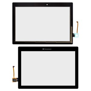 Сенсорный экран для Lenovo TAB 2 A10 70F, Tab 2 A10 70L, черный, #101 1947 V6