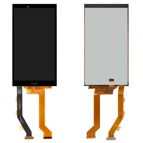 LCD compatible with HTC One E9, black 