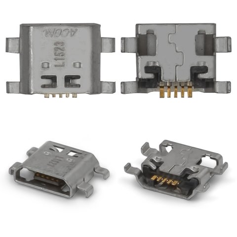 Conector de carga puede usarse con Huawei Honor 5A CAM AL00  5.5", Honor 7, P10 Lite, 5 pin, micro USB tipo B
