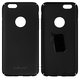 Case compatible with Apple iPhone 6, iPhone 6S, (black, plastic)