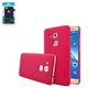 Case Nillkin Super Frosted Shield compatible with Huawei G9 Plus, (red, with support, plastic) #6902048125483