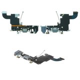 Cable flex puede usarse con iPhone 6S, del conector de carga, del conector de auriculares, negro, con micrófono, AAA