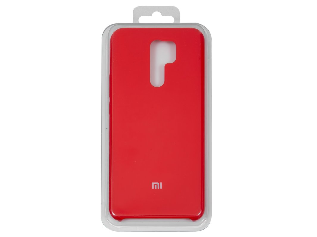 Funda puede usarse con Xiaomi Redmi 9, rojo, Original Soft Case