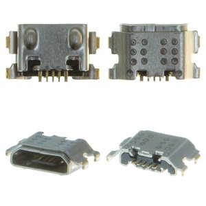 Коннектор зарядки для Xiaomi Poco C55, Redmi 10A, Redmi 11A, Redmi 12, Redmi 12C, Redmi 9A, Redmi A1, Redmi A2, 5 pin, micro USB тип B
