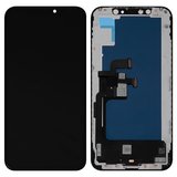 Дисплей для iPhone XS, черный, с рамкой, Сopy AA, (OLED), ZY OEM hard