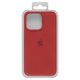 Case compatible with Apple iPhone 13 Pro, (red, Original Soft Case, silicone, red (14) full side)