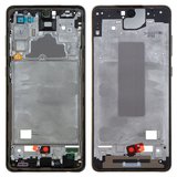 Средняя часть корпуса для Samsung A725 Galaxy A72, черная, рамка крепления дисплея