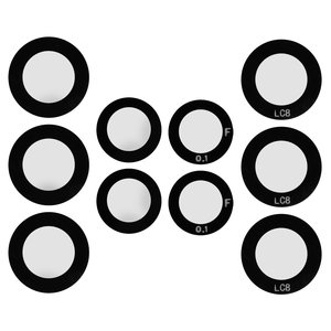 Camera Lens compatible with Samsung A235 Galaxy A23, A236B Galaxy A23 5G, black, without frame, set 5 pcs. 