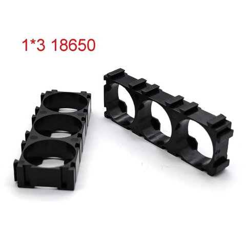Montura para baterías 18650, 1x3