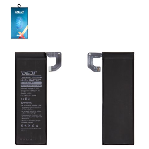 Batería Deji BM4N puede usarse con Xiaomi Mi 10, Mi 10S, Li Polymer, 3.85 V, 4780 mAh