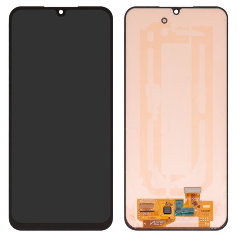 Дисплей для Samsung A245 Galaxy A24, M346 Galaxy M34, черный, без рамки, Оригинал переклеено стекло 