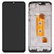 Pantalla LCD puede usarse con Realme Note 60, negro, con marco, High Copy, RMX3933
