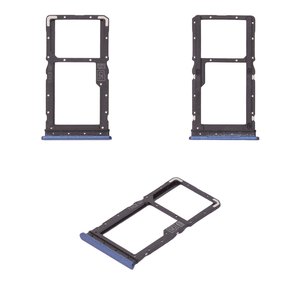 SIM Card Holder compatible with Motorola Moto G54, dark blue, midnight blue 