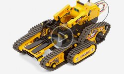 Відеоогляд конструктора СІС 21-536N Робот-всюдихід на батарейках