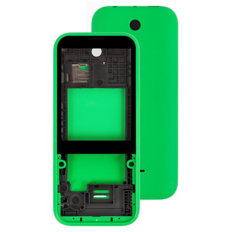 Housing compatible with Nokia 225 Dual Sim, green 