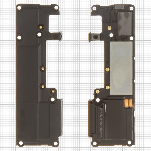 Buzzer compatible with Xiaomi Redmi Note 4, with antenna, in frame 