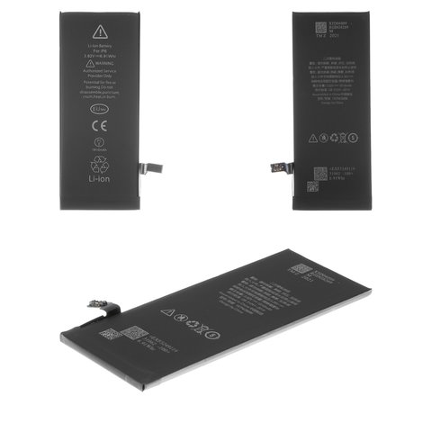 Battery compatible with iPhone 6, (Li-Polymer, 3.82 V, 1810 mAh, PRC,  original IC) #616-0805/616-0809 - All Spares