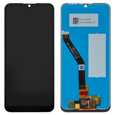 LCD compatible with Huawei Honor 8A, Y6 2019 , Y6 Prime 2019 , Y6s 2019 , black, Logo Huawei, without frame, original change glass , JAT LX3 JAT L41