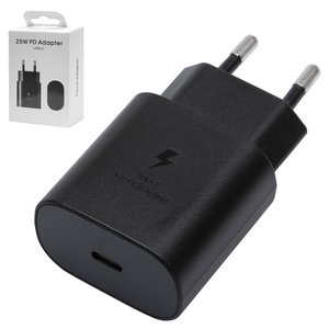 Mains Charger EP TA800, 25 W, Power Delivery PD , black, 1 output, service pack box 