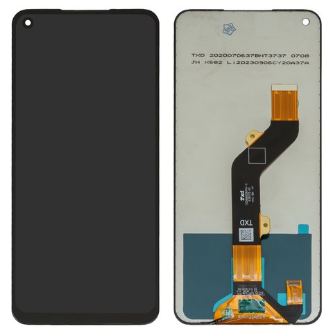 LCD compatible with Tecno Camon 16, Camon 16 SE, Spark 6, black, without frame, High Copy, TXDI680EBGPX 3 