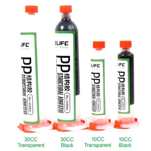 Glue RELIFE RL 035A, polyurethane, transparent, for gluing back covers, for display frames, 30 ml