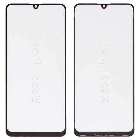 Housing Glass G+OCA PRO compatible with Samsung M325 Galaxy M32, with OCA film, black 