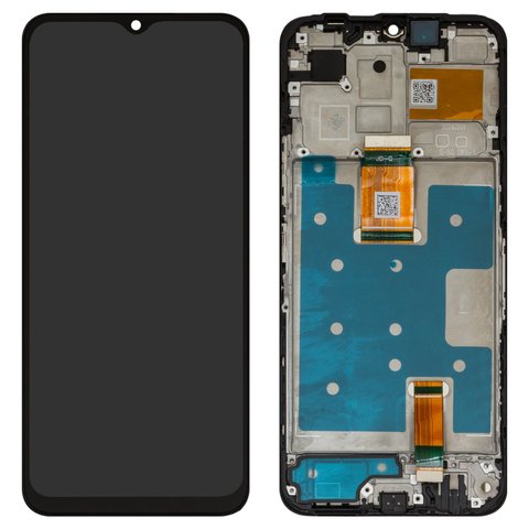 LCD compatible with Huawei Honor X6b, black, with frame, Original PRC , JDY LX1, JDY LX2 