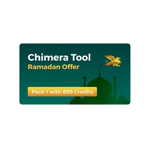 Chimera Tool Ramadan Offer Pack 1 with 899 Credits