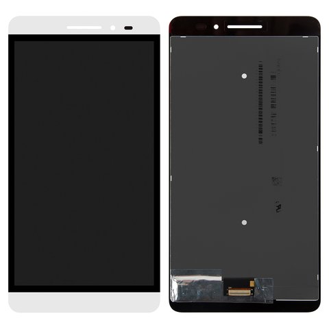 Pantalla LCD puede usarse con Lenovo Phab Plus PB1 770M LTE, blanco, sin marco