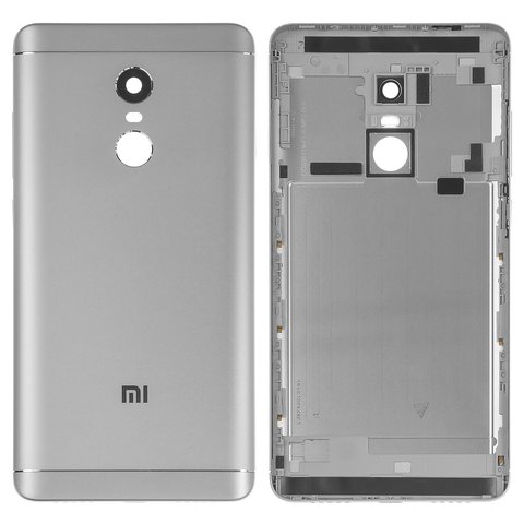 Panel trasero de carcasa puede usarse con Xiaomi Redmi Note 4 Global 2017 , Redmi Note 4X, plateada, con botones laterales, Original PRC , snapdragon